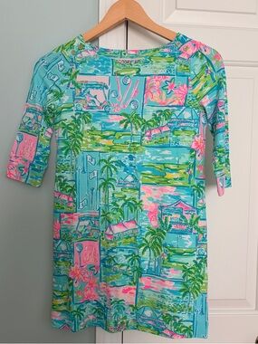 NWOT Lilly Pulitzer RARE! Honda Classic Shift Dress (girls Lg 8-10)